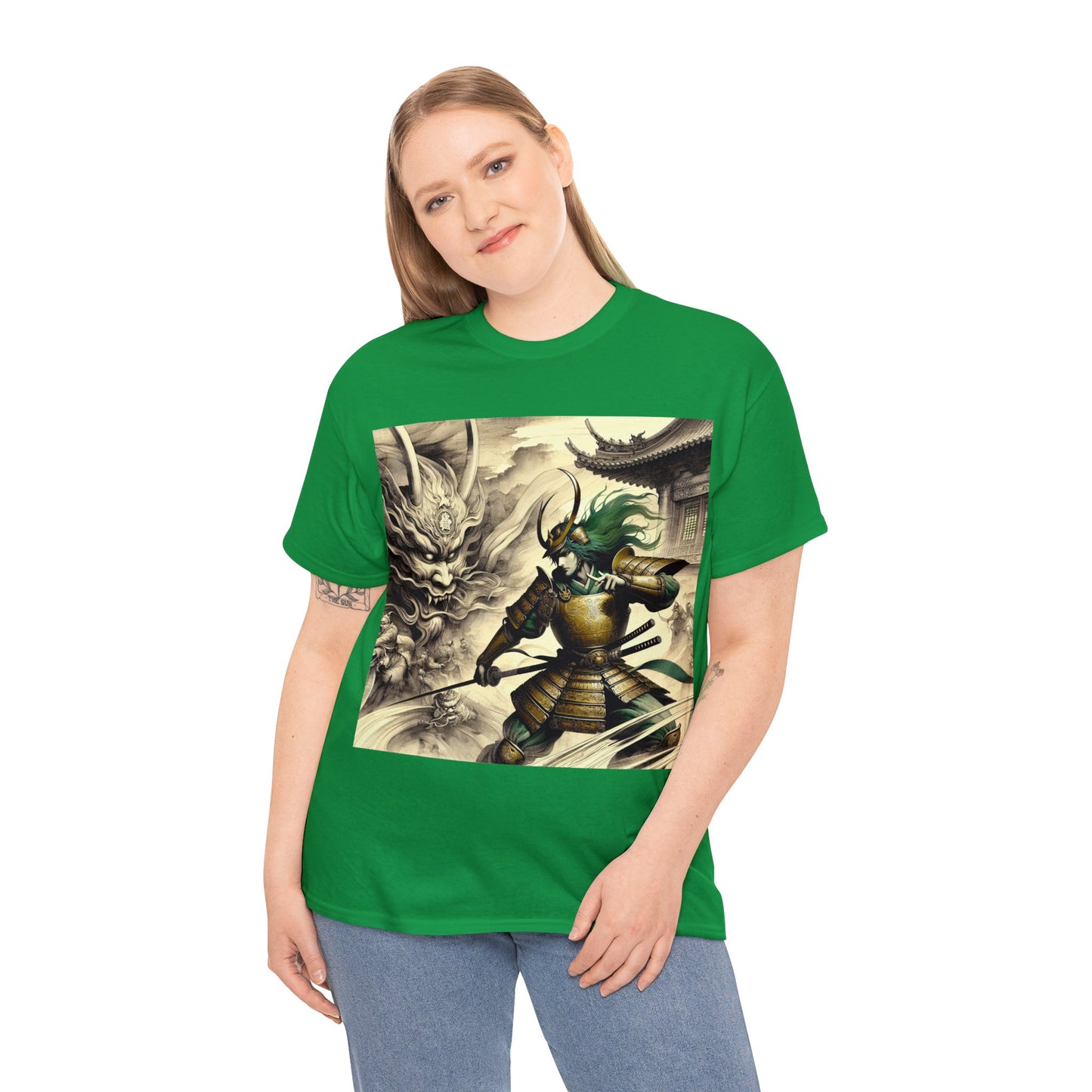 Samurai Taurus (1) Unisex Heavy Cotton Tee