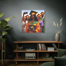 Load image into Gallery viewer, Graduation Canvas Art, Celebratory Wall Decor, College Graduation Gift, Personalized Room Decoration, Unique Art for Graduates
