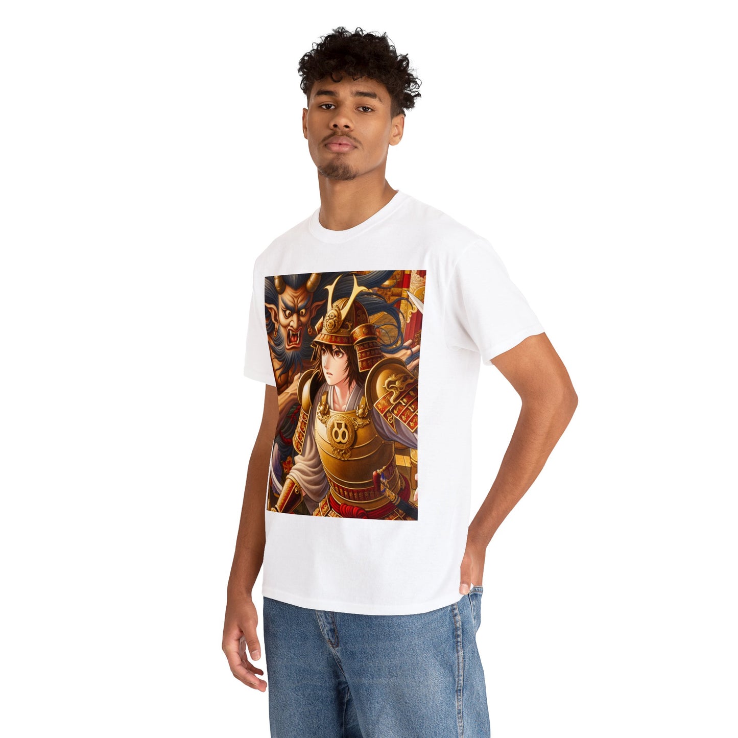 Samurai Virgo (2) Unisex Heavy Cotton Tee