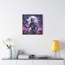 Load image into Gallery viewer, Ninja Halloween Wall Art, Frightening Home Decor, Glow-in-the-Dark Canvas

