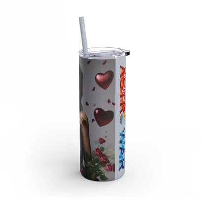 My Scorpio Valentine (4) Maars Maker Skinny Matte Tumbler, 20oz