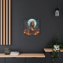 Load image into Gallery viewer, Canvas Print - Halloween Virgo Astrology Mummy
