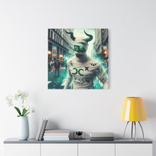 Load image into Gallery viewer, Canvas Print: Halloween Taurus Mummy
