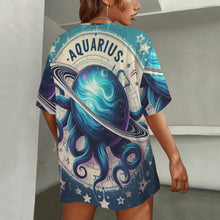 Load image into Gallery viewer, Aquarius (3) Round Neck Loose T-Shirt
