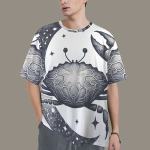 Cancer Round Neck Loose T-Shirt