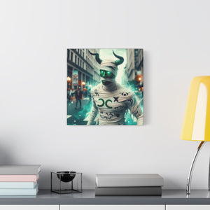 Canvas Print: Halloween Taurus Mummy