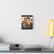 Load image into Gallery viewer, Graduation Canvas Wall Art, Family Celebration, Proud Graduate Gift, Personalized Home Decor, Customizable Art Piece
