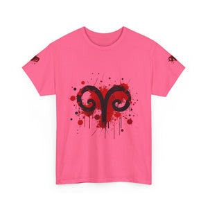 Edgy Aries Graphic Tee, Astrology Shirt, Perfect Gift for Zodiac Lovers, Unisex Cotton Top, Stylish Casual Wear