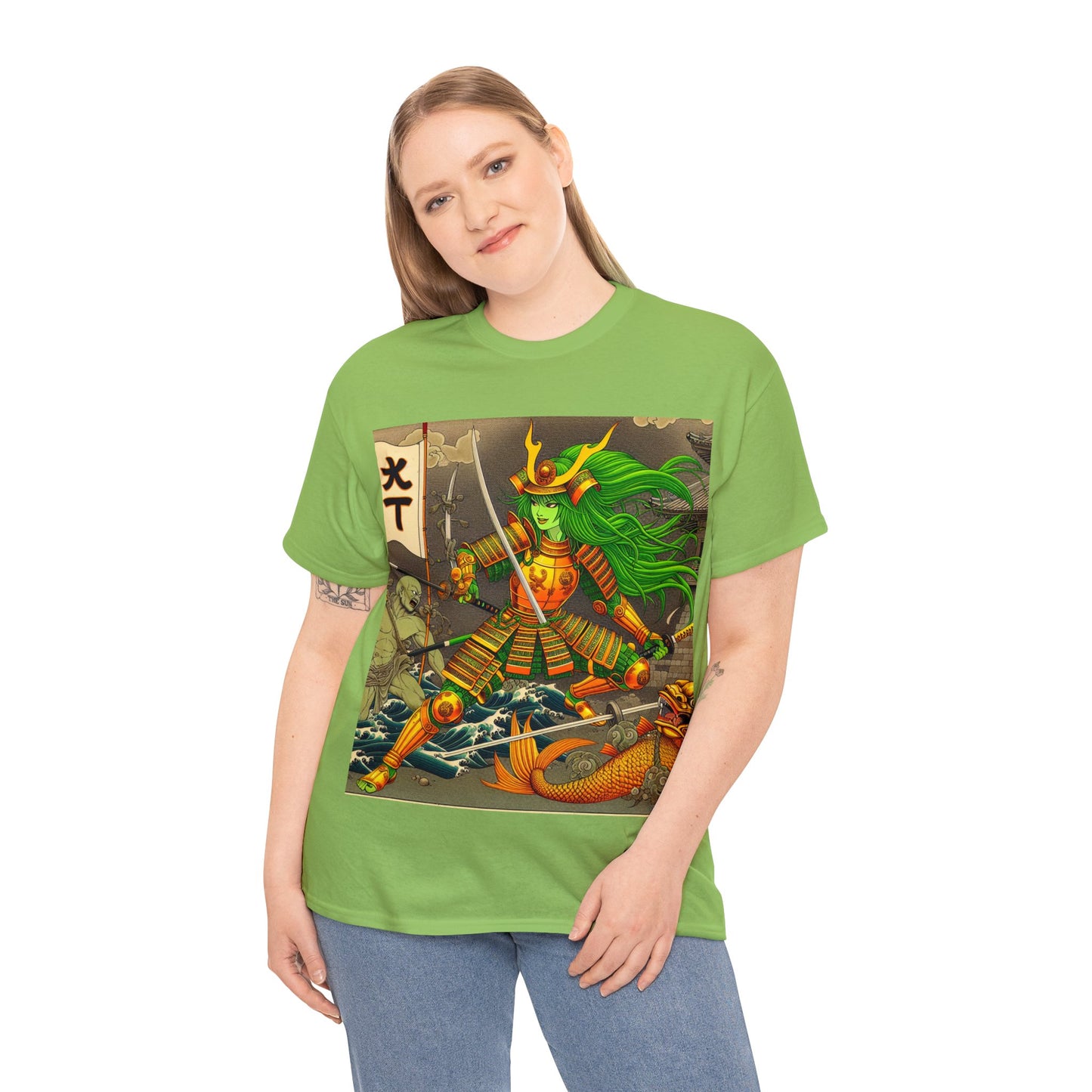 Samurai Pisces (F4) Unisex Heavy Cotton Tee