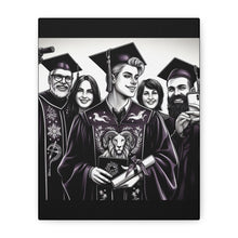 Load image into Gallery viewer, Graduation Canvas Wall Art, Matte Canvas Print for Celebrations, Unique Gift for Graduates, Custom Decor, Memorable Keepsake
