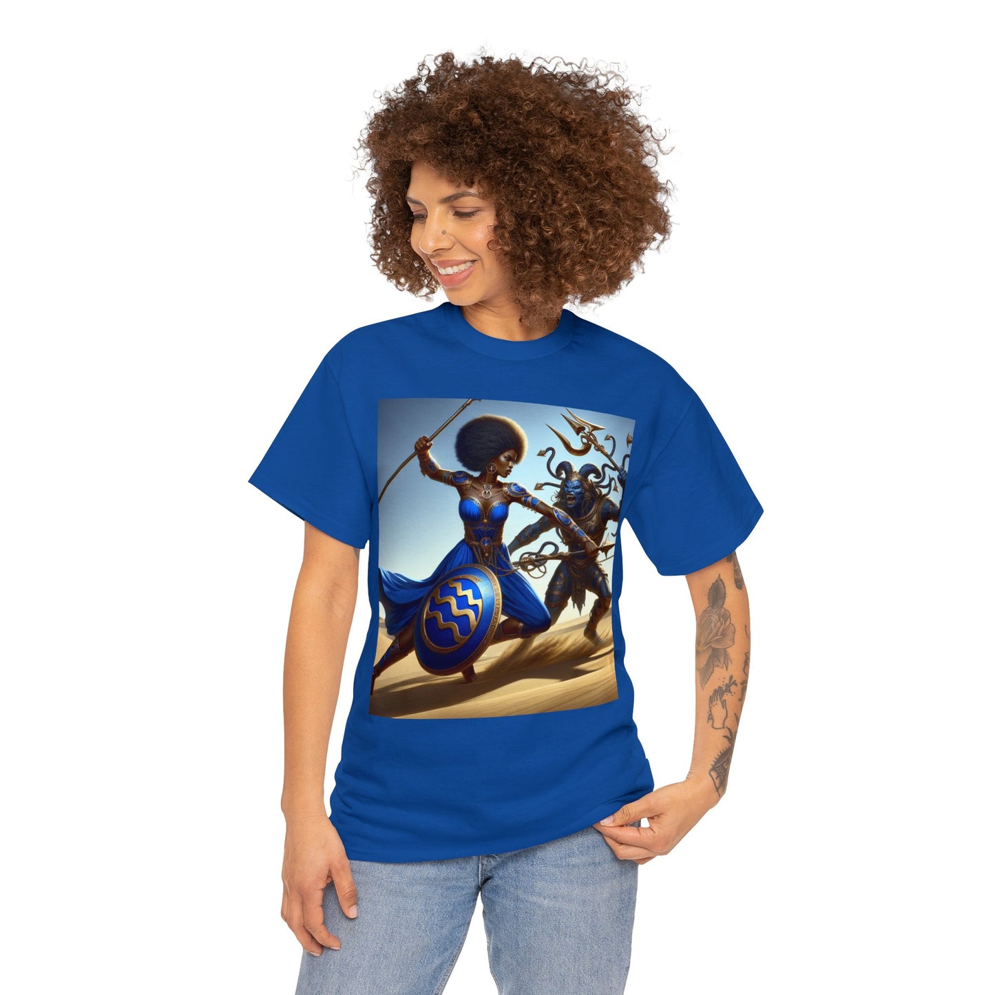 Aquarius Zulu (F1) Unisex Heavy Cotton Tee