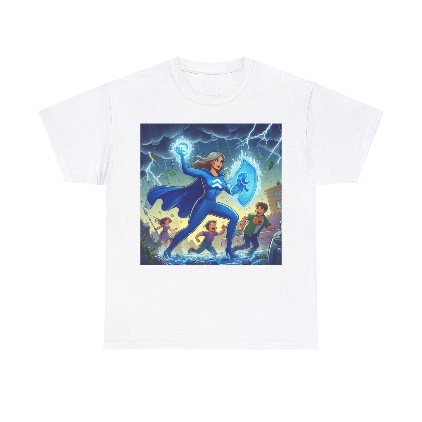 Aquarius Mother's Day (7) Unisex Heavy Cotton Tee