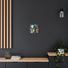 Load image into Gallery viewer, Spooky Halloween Wall Art Canvas, Creepy Decor for Haunted Houses, Trick or Treat Wall Hanging, Frightening Artwork, Seasonal Home Decor
