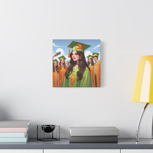 Graduation Canvas Art, Unique Gift for Grads, Home Decor, Wall Art, Motivational Art