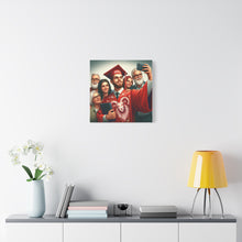 Load image into Gallery viewer, Custom Graduation Canvas Print, Family Portrait Wall Art, Celebrate Achievements, Perfect Gift for Graduates, Aries Zodiac Decor
