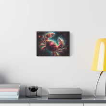 Load image into Gallery viewer, Cosmic Crab Canvas Wall Art, Nebula Art Print, Home Decor, Astrological Gift, Galactic Art Piece, Space-Themed Decoration
