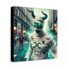 Load image into Gallery viewer, Canvas Print: Halloween Taurus Mummy
