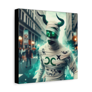 Canvas Print: Halloween Taurus Mummy