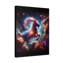 Load image into Gallery viewer, Stretched Canvas Print, Cosmic Goat Art, Zodiac Decor, Aries Gift, Astrological Wall Art, Astrology Home Decor
