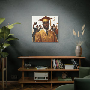 Graduation Canvas Art, Graduate Gift, Class of 2023 Decor, Achievement Wall Art, Inspirational Home Decor, College Graduation