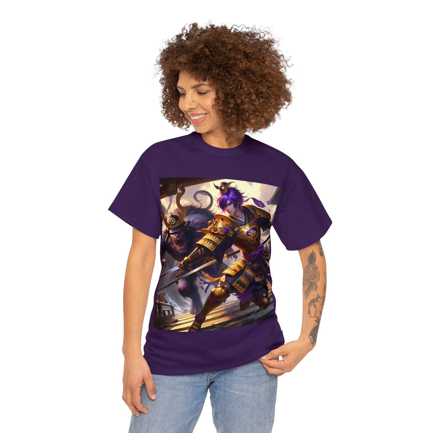 Samurai Sagittarius (1) Unisex Heavy Cotton Tee