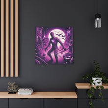 Load image into Gallery viewer, Halloween Wall Art, Spooky Canvas, Gothic Home Decor, Haunted House Decor, Mummy Artwork, Creepy Wall Hanging
