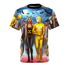 Load image into Gallery viewer, Gemini Halloween (2) Unisex Cut &amp; Sew Tee (AOP)
