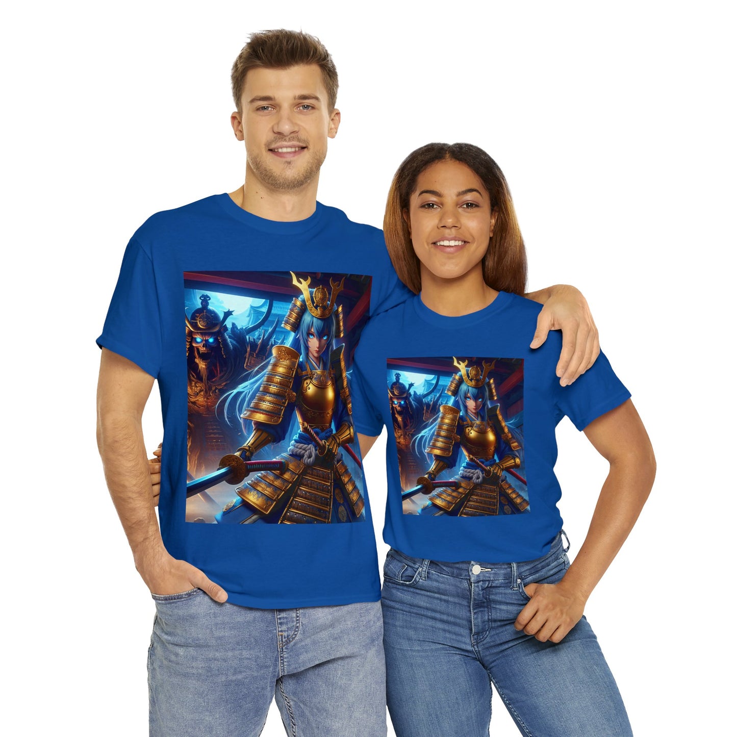 Samurai Aquarius (F2) Unisex Heavy Cotton Tee