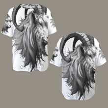 Load image into Gallery viewer, Capricorn Round Neck Loose T-Shirt (Rough Sketch) 4
