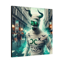 Load image into Gallery viewer, Canvas Print: Halloween Taurus Mummy
