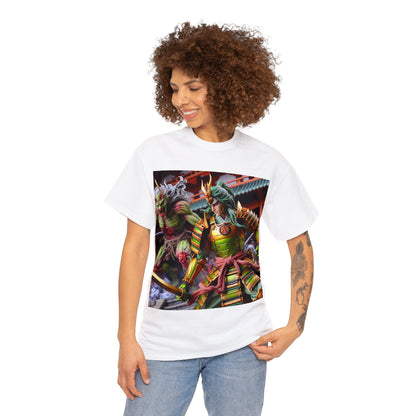 Samurai Pisces (4) Unisex Heavy Cotton Tee