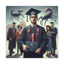 Load image into Gallery viewer, Graduation Canvas Art, Unique Artwork for Graduates, Funny Graduation Gift, Family Keepsake, Wall Decor
