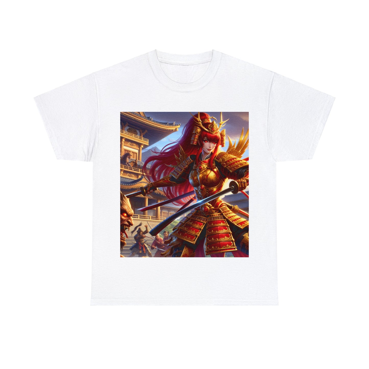 Samurai Aries (F2) Unisex Heavy Cotton Tee