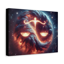 Load image into Gallery viewer, Cosmic Balance Wall Art, Celestial Scales Canvas, Astrology Decor, Universe Inspired Home Decor, Gift for Libra Enthusiasts
