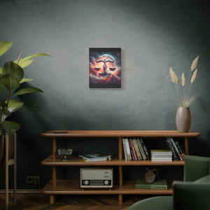 Cosmic Balance Canvas, Wall Art, Astrology Decor, Libra Artwork, Spiritual Decor, Home Decor