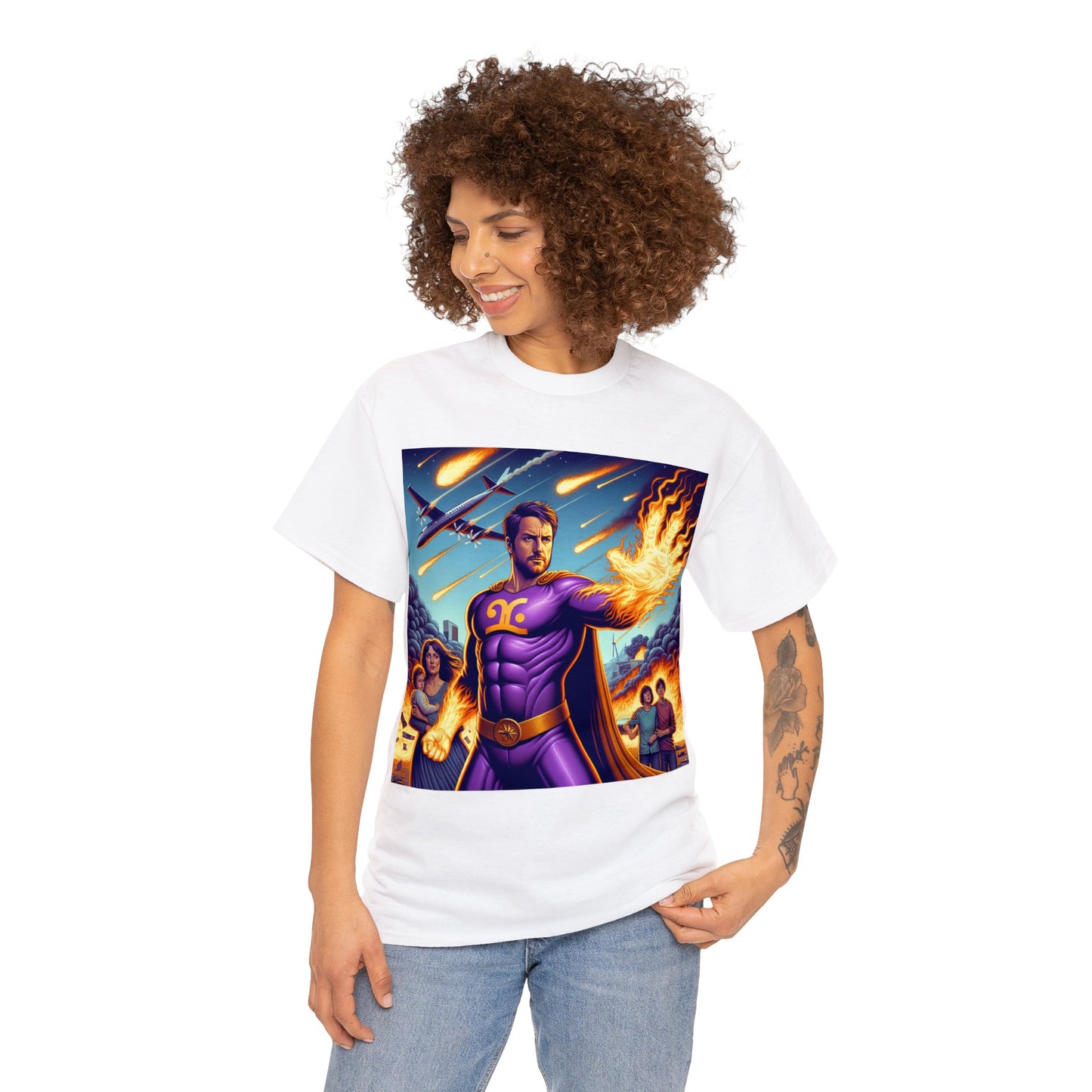 Sagittarius Father's Day (3) Unisex Heavy Cotton Tee