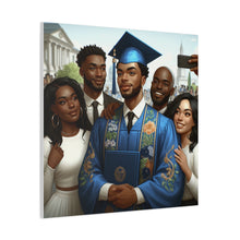 Load image into Gallery viewer, Graduation Celebration Canvas Wall Art, Personalized Gift, Home Décor, Graduation Keepsake, Unique Family Portrait
