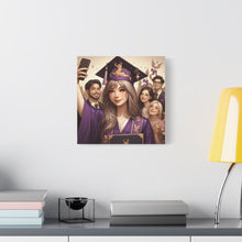 Load image into Gallery viewer, Graduation Canvas Print, Customizable Wall Art, Gift for Grads, Inspirational Home Decor, Graduation Celebration
