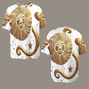 Leo Round Neck Loose T-Shirt