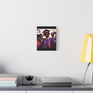 Graduation Canvas Print, Inspirational Wall Art, Emotional Home Decor, Unique Gift for Graduates, Celebration Keepsake