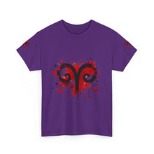 Load image into Gallery viewer, Edgy Aries Graphic Tee, Astrology Shirt, Perfect Gift for Zodiac Lovers, Unisex Cotton Top, Stylish Casual Wear
