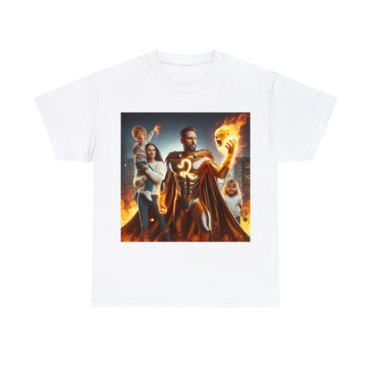 Leo Father's Day (7) Unisex Heavy Cotton Tee