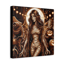 Load image into Gallery viewer, Canvas Wall Art: Halloween Virgo Astrology Mummy
