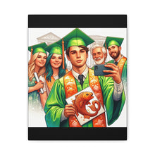 Load image into Gallery viewer, Graduation Canvas Print, Customizable Wall Art, Gift for Graduates, Celebration Decor, High School Graduation
