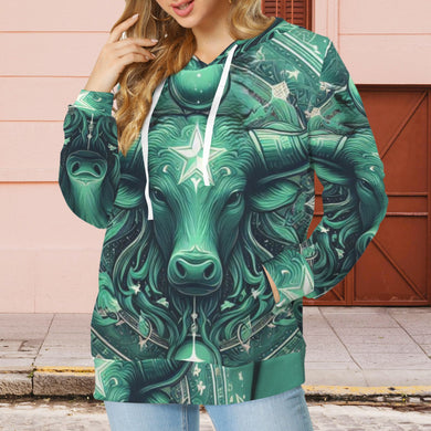 Designer (26) Taurus Women's Drawstring Pocket Hoodie