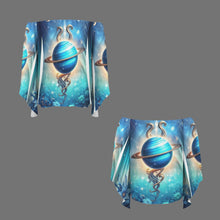 Load image into Gallery viewer, Designer (31) Aquarius Off Shoulder Trumpet Sleeve Blouse
