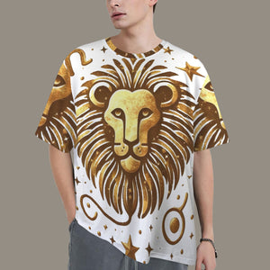 Leo Round Neck Loose T-Shirt