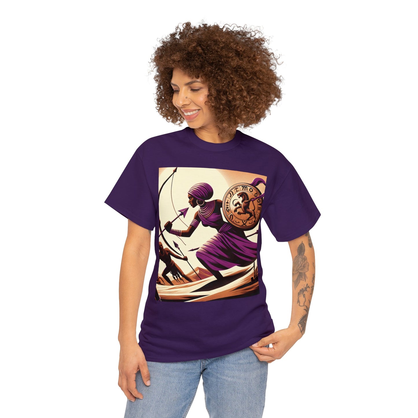 Sagittarius Zulu (F2) Unisex Heavy Cotton Tee