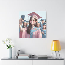 Load image into Gallery viewer, Graduation Canvas Print, Inspirational Wall Art, Personalized Gift, College Decor, Graduation Celebration

