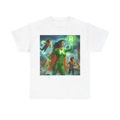 Pisces Mother's Day (1) Unisex Heavy Cotton Tee